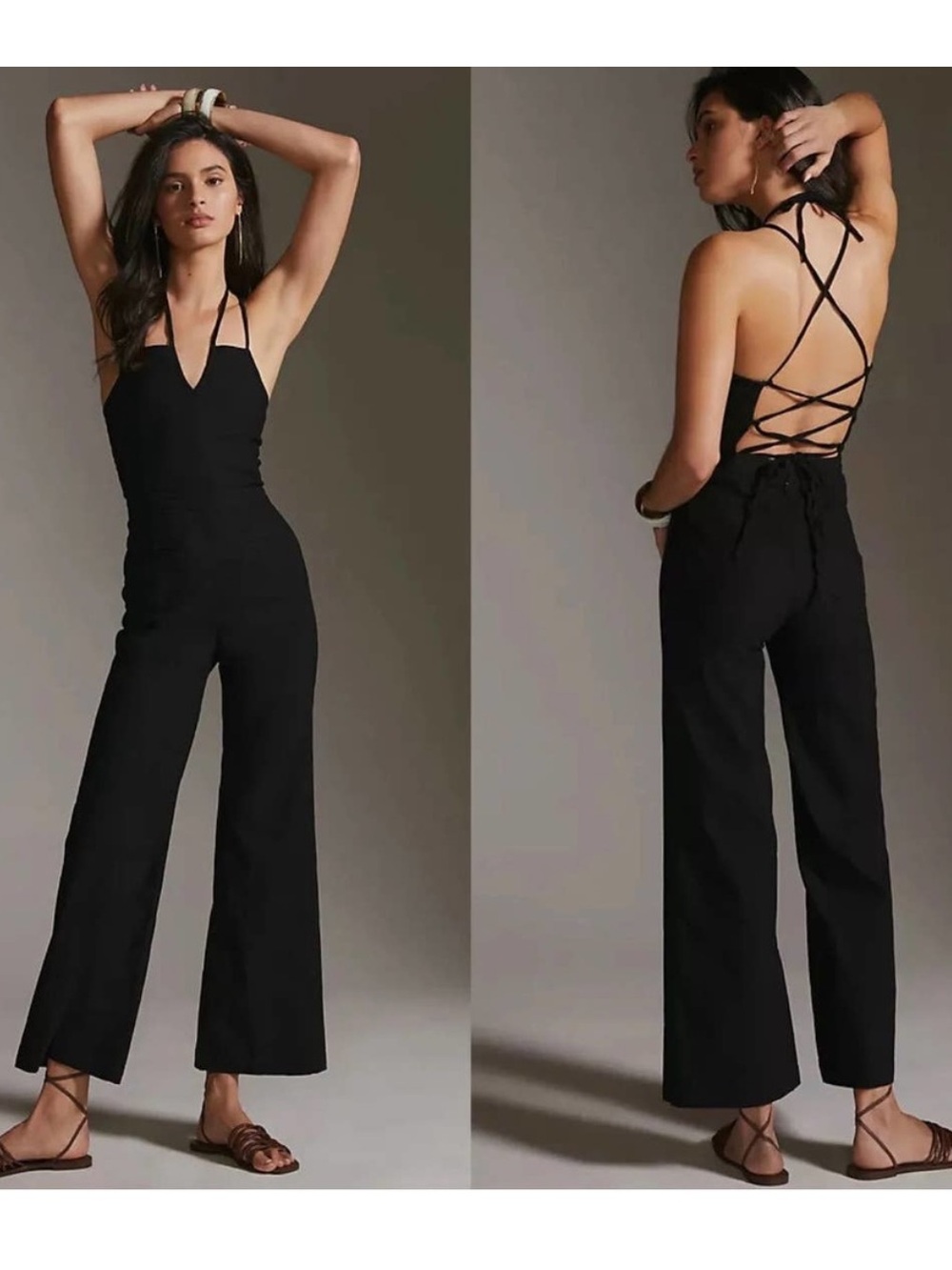 anthropologie maeve the colette strappy jumpsuit